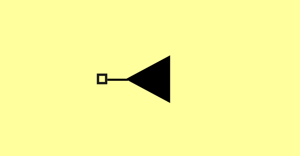 Simbologia elétrica usada para representar a saída para telefone externo na parede no projeto elétrico