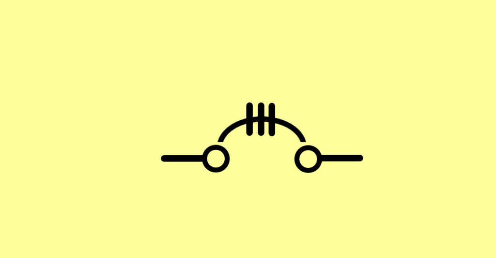 Simbologia elétrica utilizada para representar o disjuntor tripolar no projeto elétrico