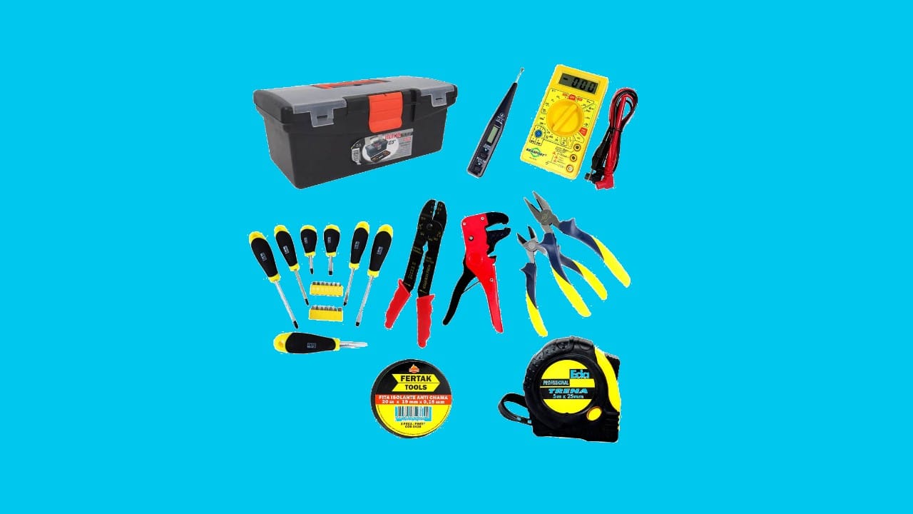 O que é o kit de ferramentas para eletricistas