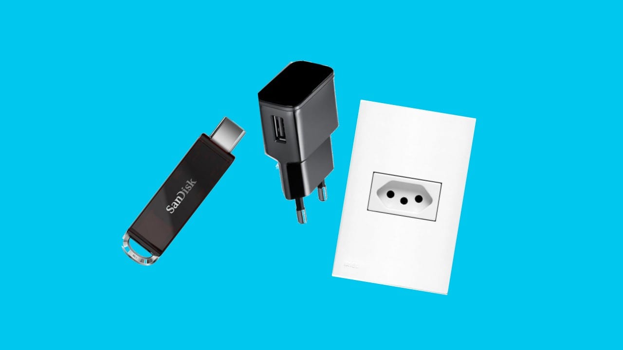 O que acontece se ligar o pen drive na tomada elétrica