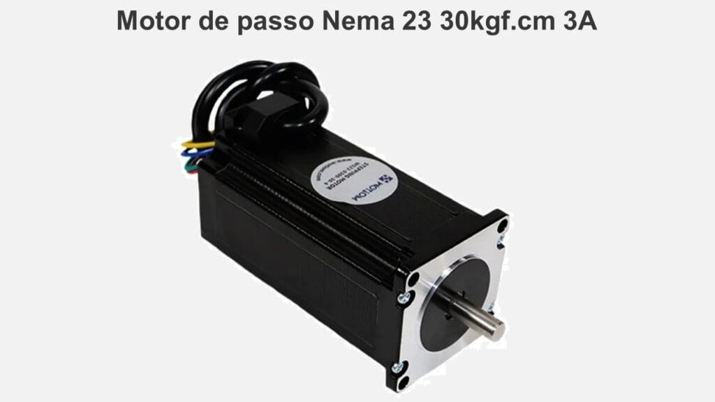 Como funciona um motor de passo Nema 23