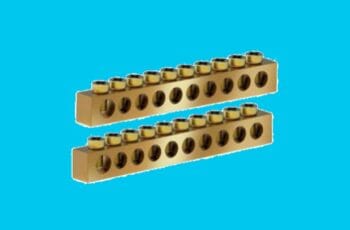 Barramento de cobre na instalação elétrica