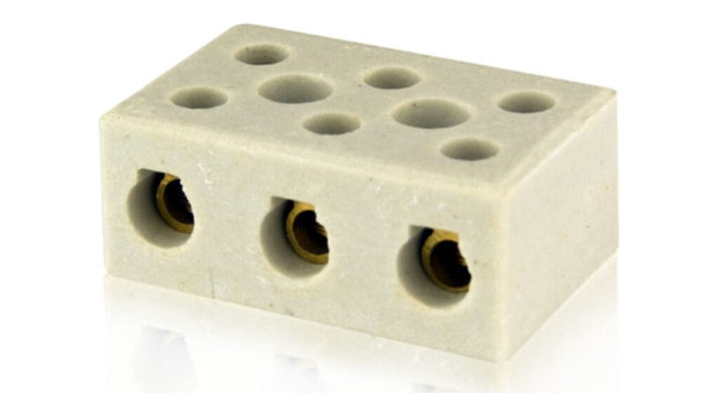 tipos de conectores elétricos de porcelana