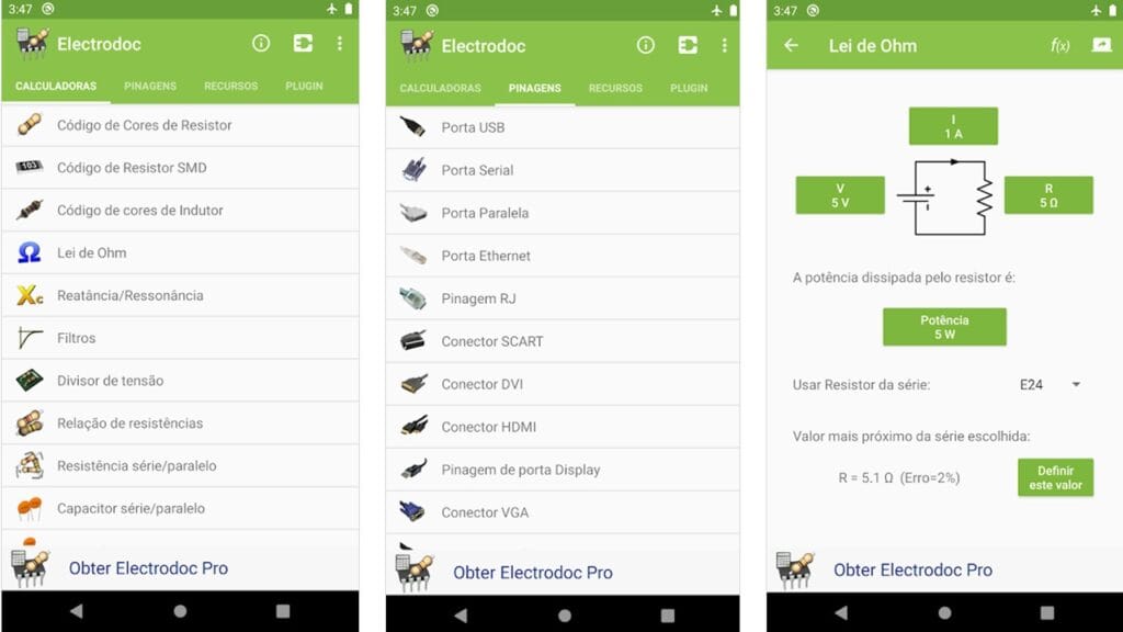 Aplicativo Electrodoc é um dos tipos de aplicativos para eletricistas