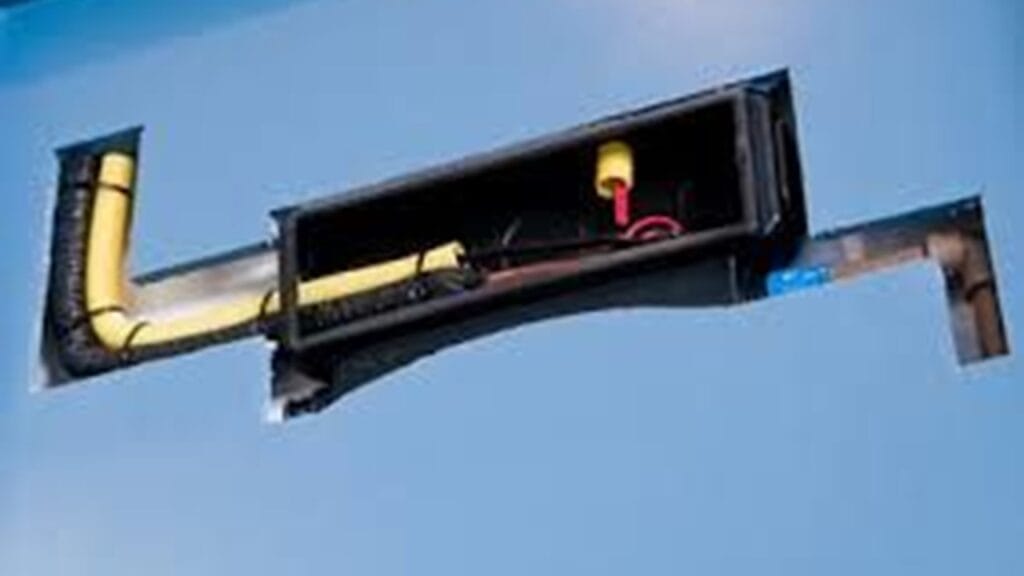 Caixa de passagem elétrica para ar condicionado