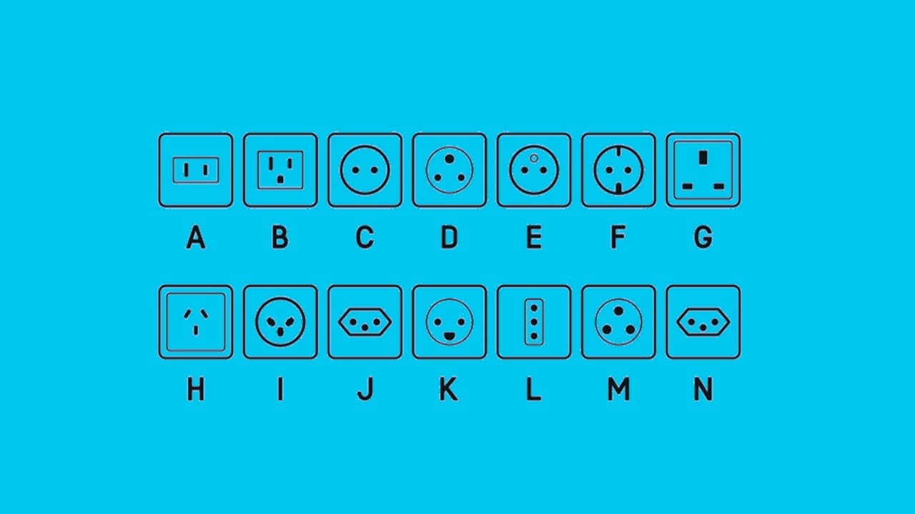 15 tipos de tomadas mais usadas pelo mundo