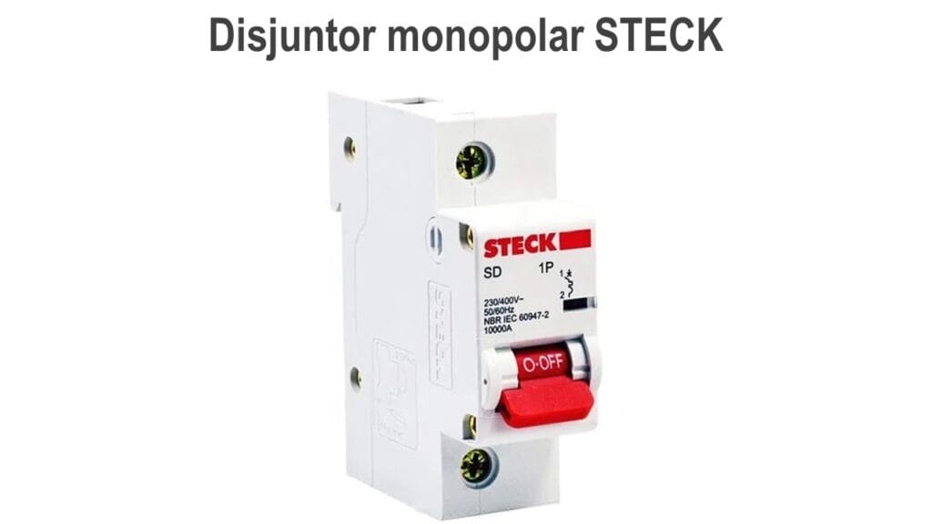 tipo de disjuntor monopolar steck