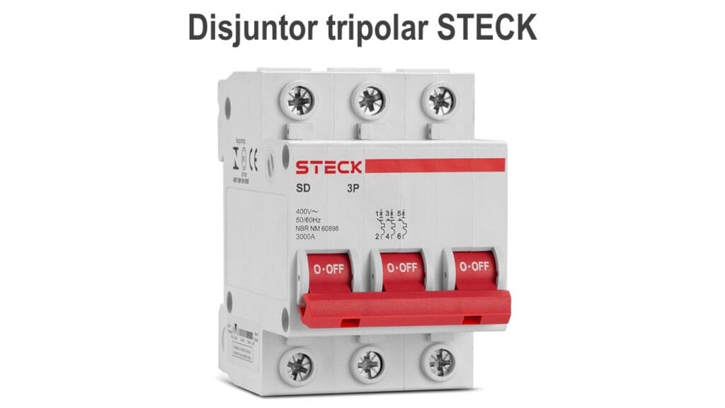tipo de disjuntor tripolar steck