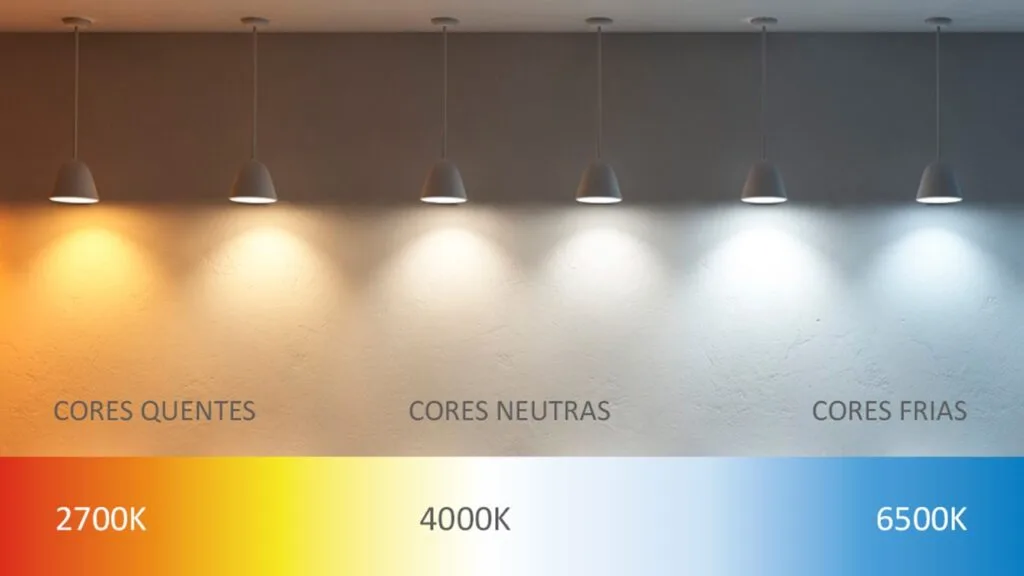 Tipos de temperatura de cores