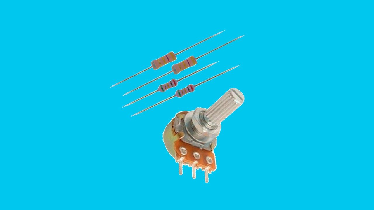 Tipos de resistores fixos e tipos de resistores variáveis