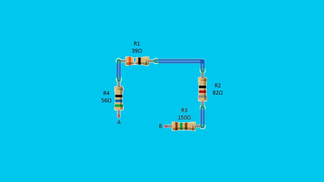 Como calcular a resistência equivalente do circuito