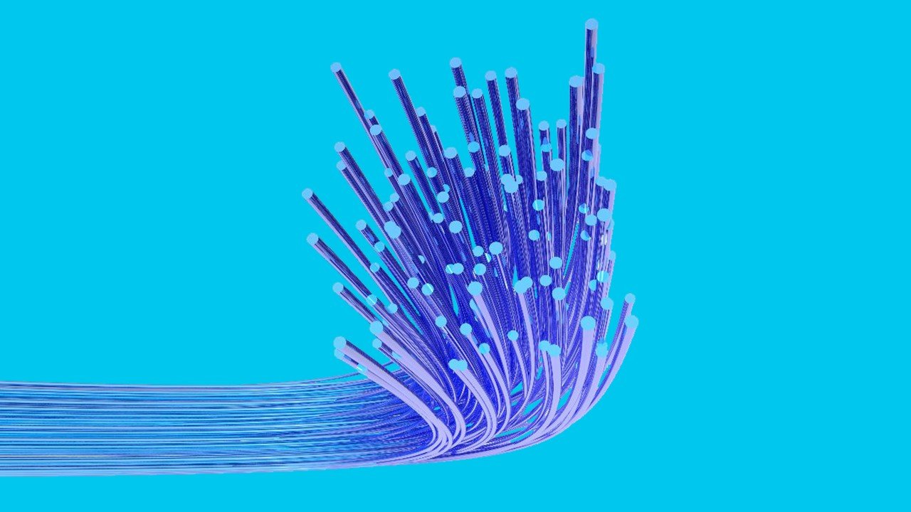 Onde a iluminação com fibra ótica é usada