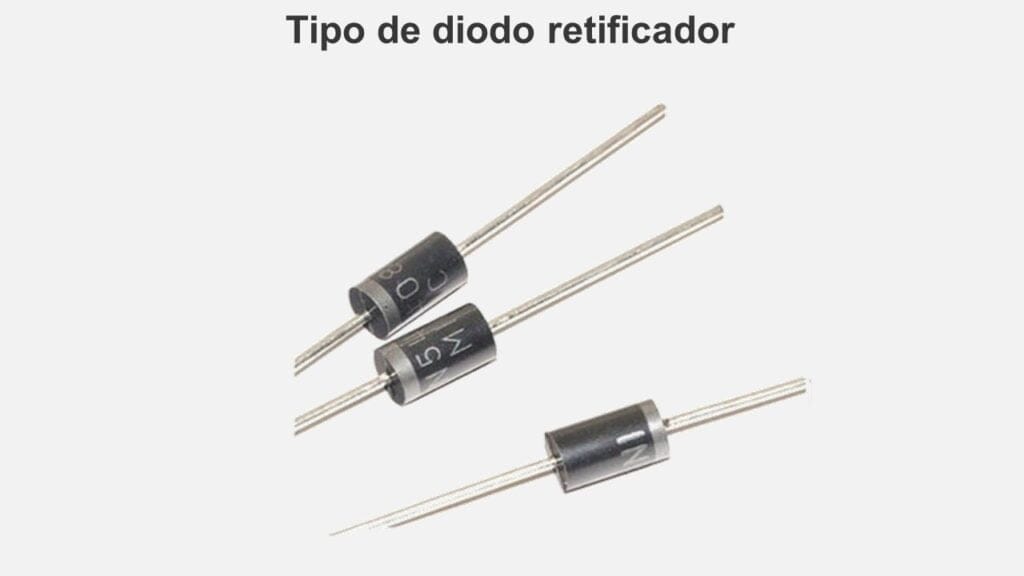 Qual a função do diodo retificador e os tipos