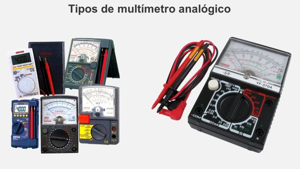 Tipos de multímetro analógico