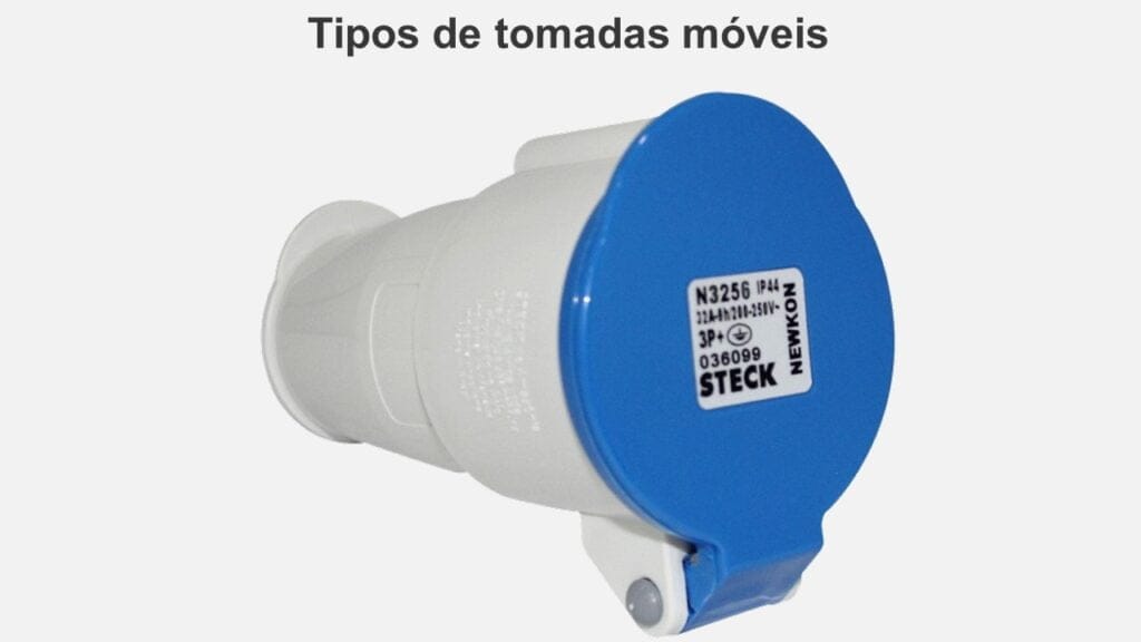 Tipos de tomadas industriais móveis da STECK