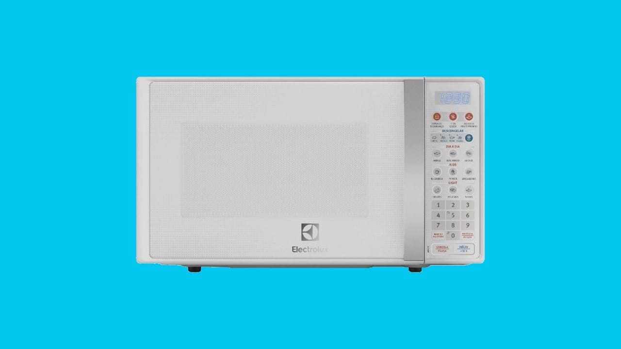 Quanto gasta um microondas por mês em 2025