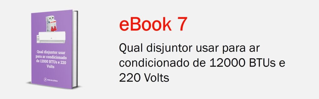 Sétimo eBook do Kit com 10 eBooks de disjuntores para ar condicionado